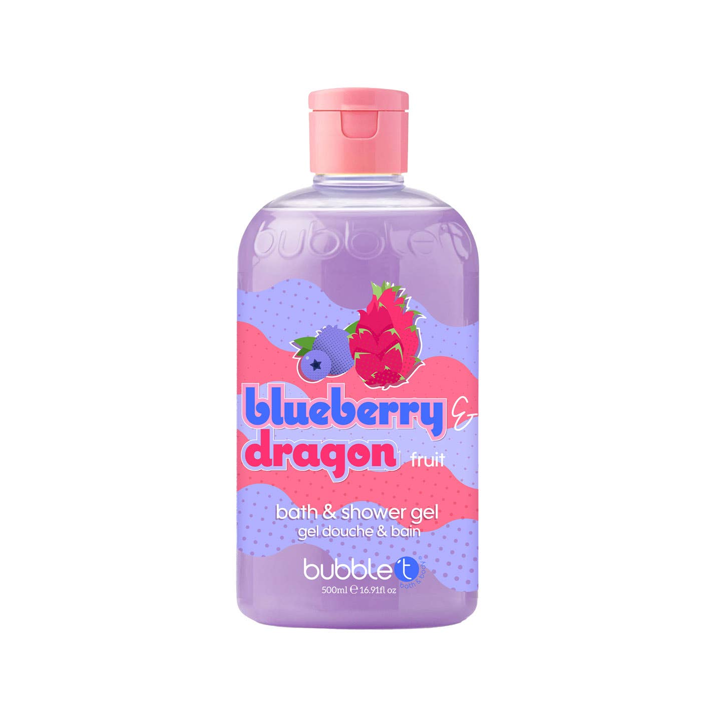 🫐🐉 Bath & Shower Gel „Blueberry & Dragon Fruit“ – 500 ml