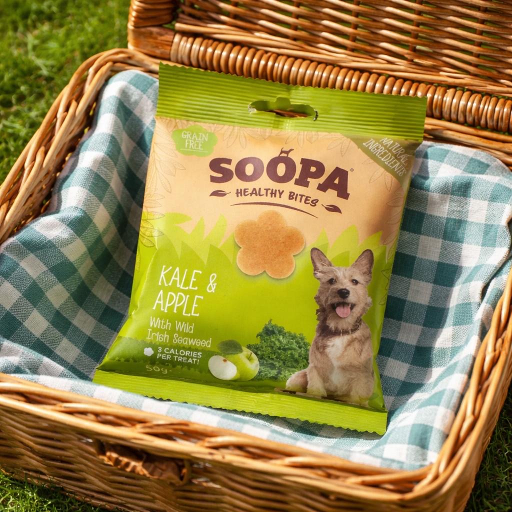 SOOPA Hundeleckerlis 50g – vegane, natürliche Snacks für Hunde (verschiedene Sorten)