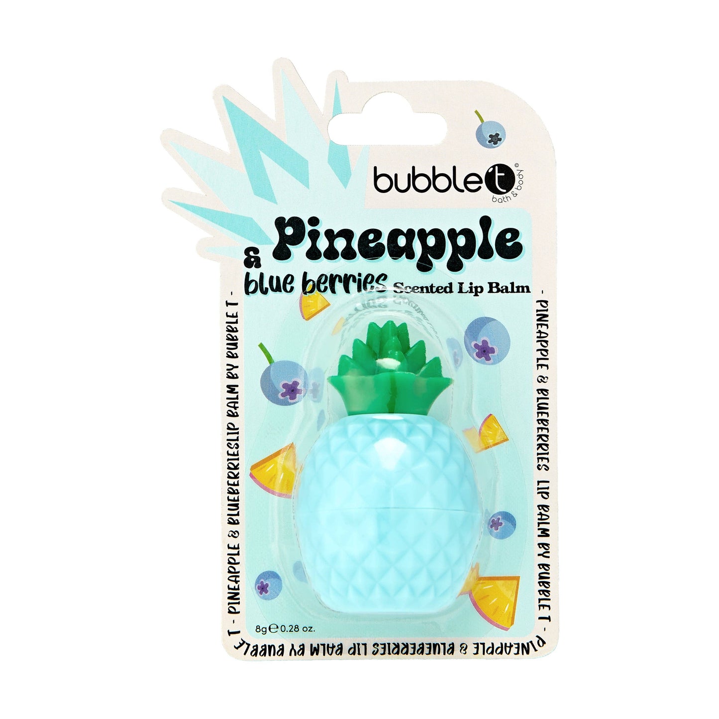 🍍🫐 Bubble T „Pineapple & Blueberries Lip Balm“ – Lippenpflege