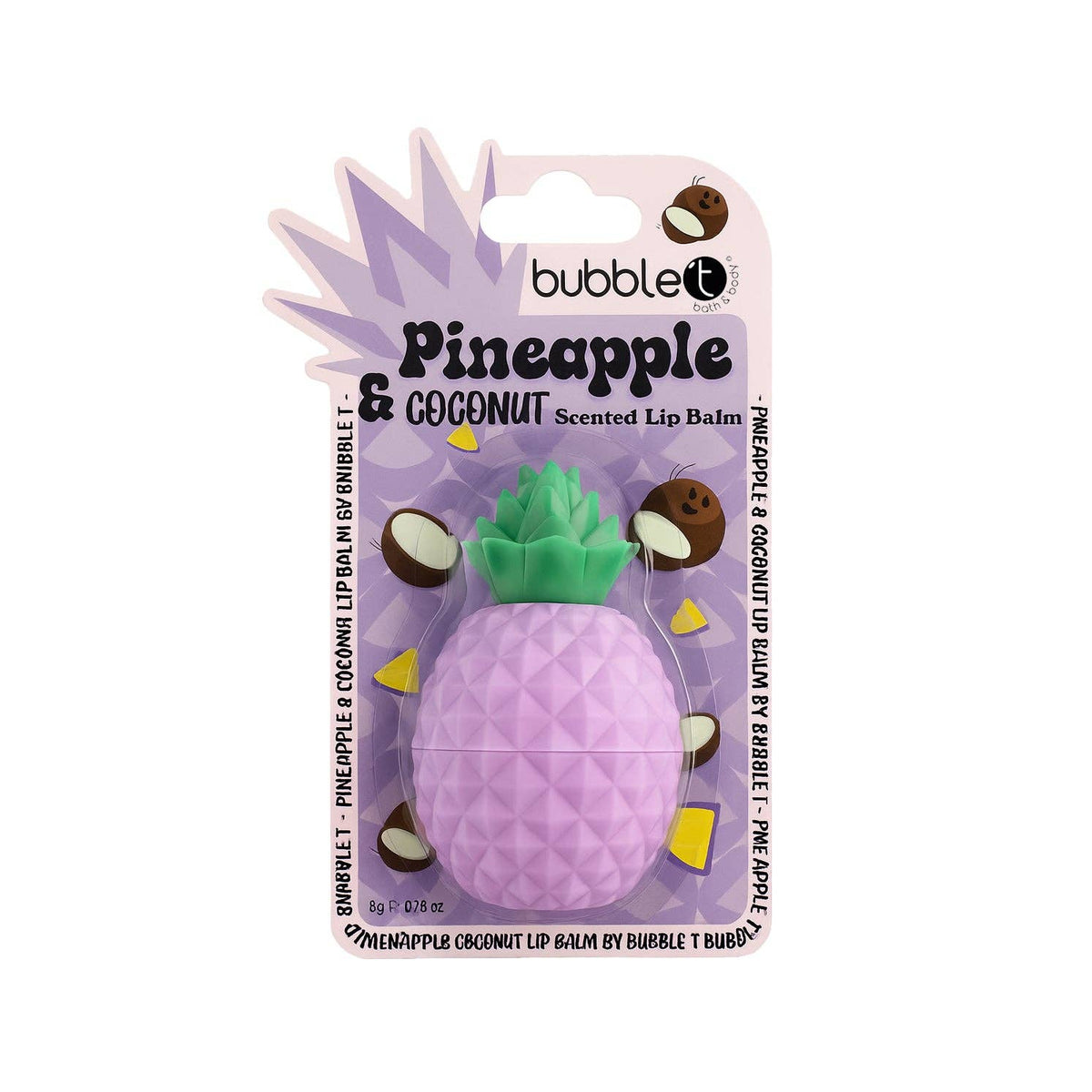 🍍🥥 Bubble T „Pineapple & Coconut Lip Balm“ – Lippenpflege