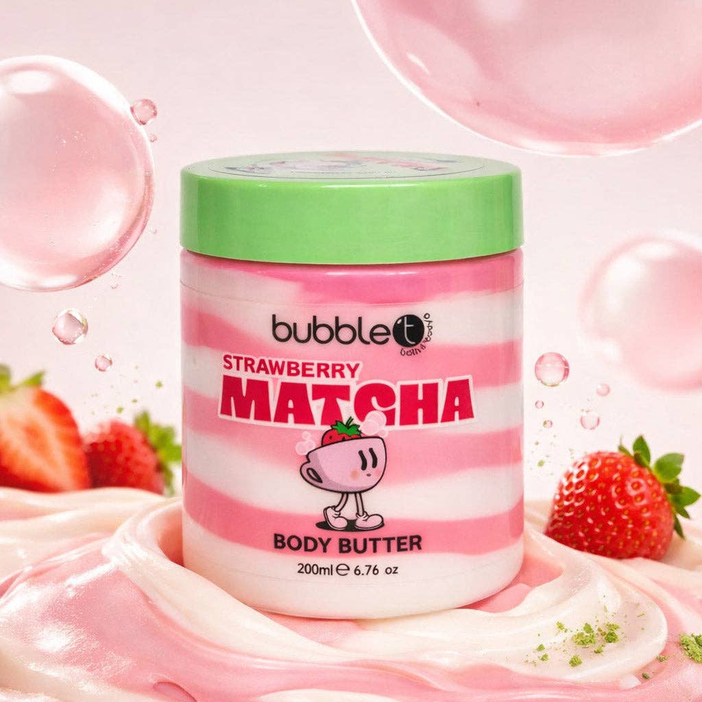 Erdbeer-Matcha-Körperbutter (200ml)