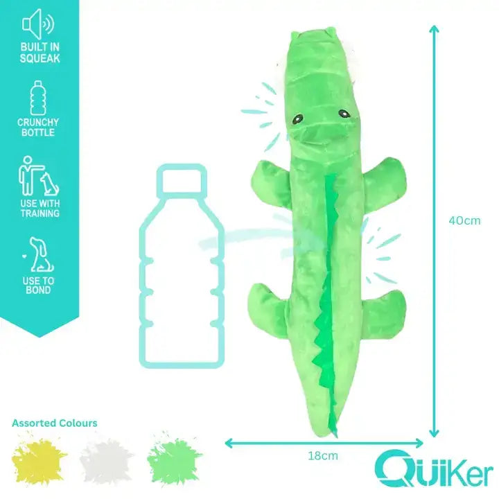 🐶 Hundespielzeug „Bottle Crunch Animals“ – Quiker