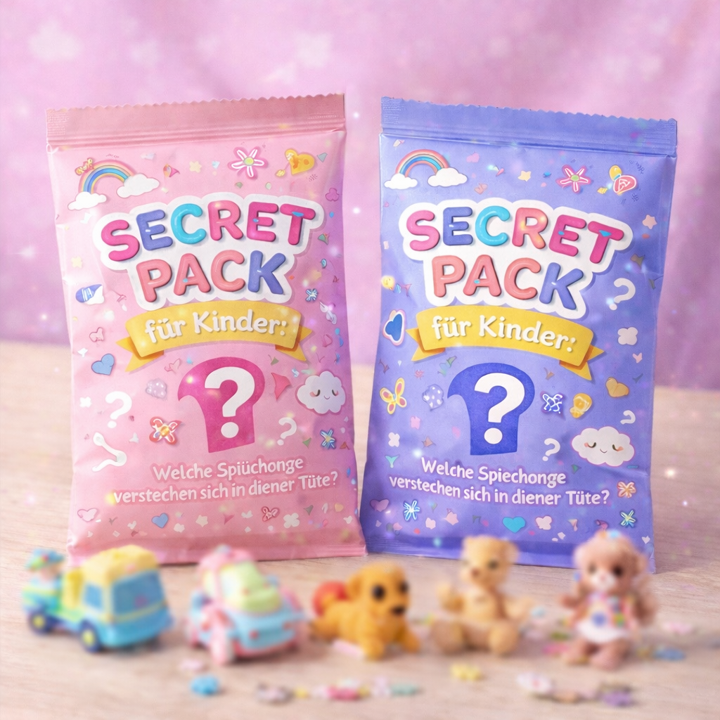 Ab 27.03.2026 wieder Verfügbar Secret Packs für Kinder - Groß Überraschungstüte