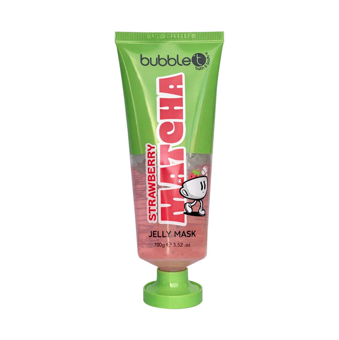 🍓 Bubble T Strawberry &amp; Matcha – Jelly Mask (100 g)