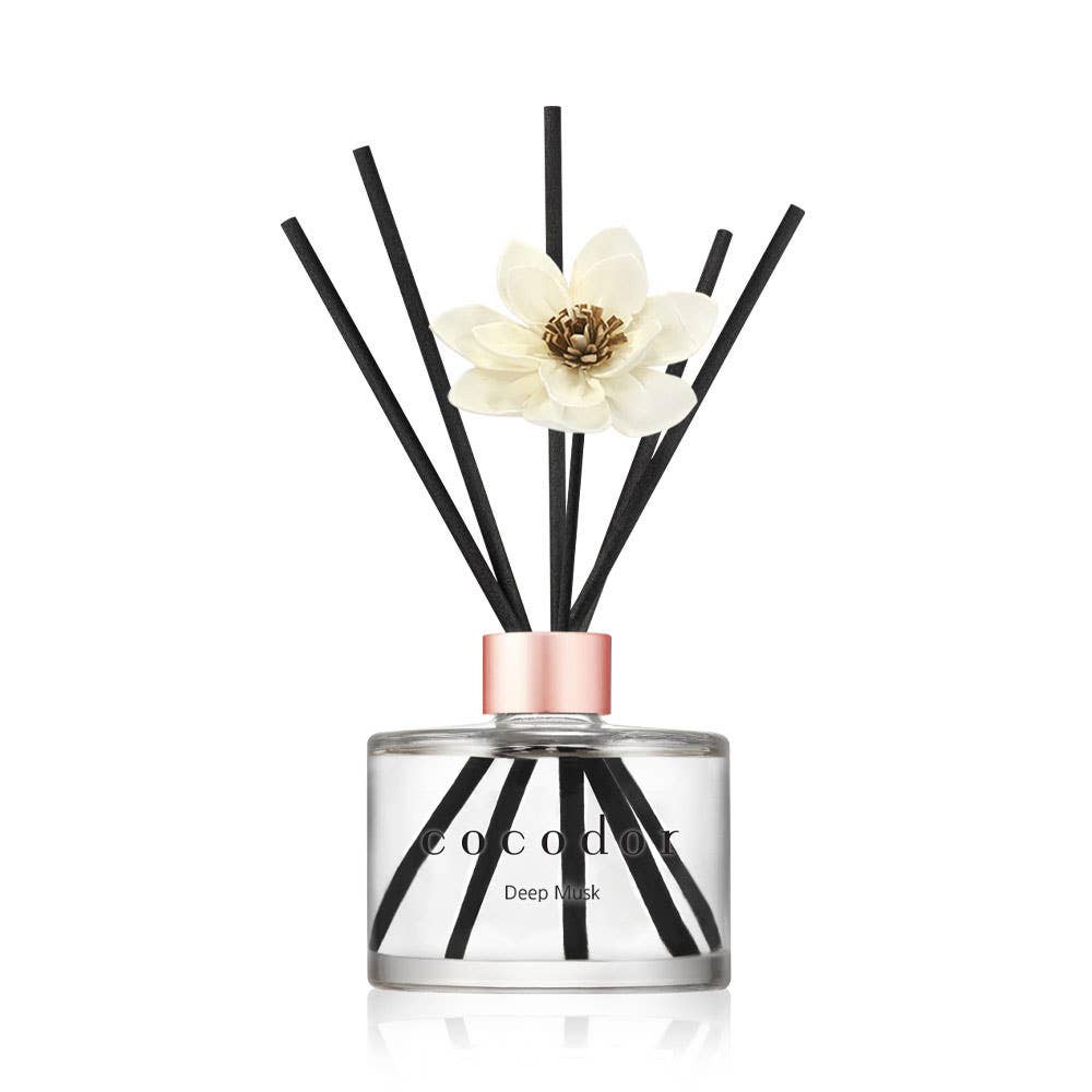 COCODOR White Flower Duftdiffusor – Deep Musk, 200 ml