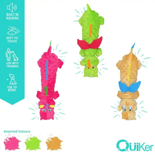 Plüsch-Knister- und Quietsch-Drache Hundespielzeug