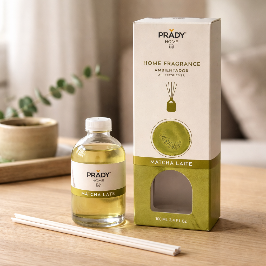 PRADY Home Duftdiffuser – Matcha Latte (100 ml)