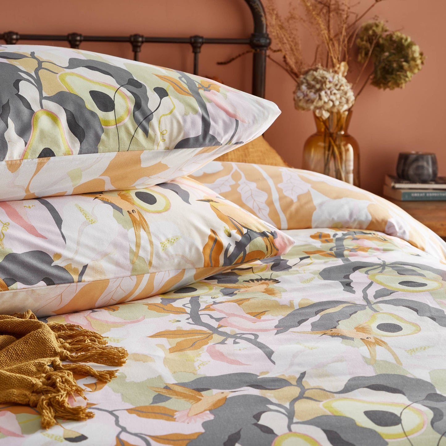 Huerta Tropical Bettwäsche-Set mit Mango-Motiv