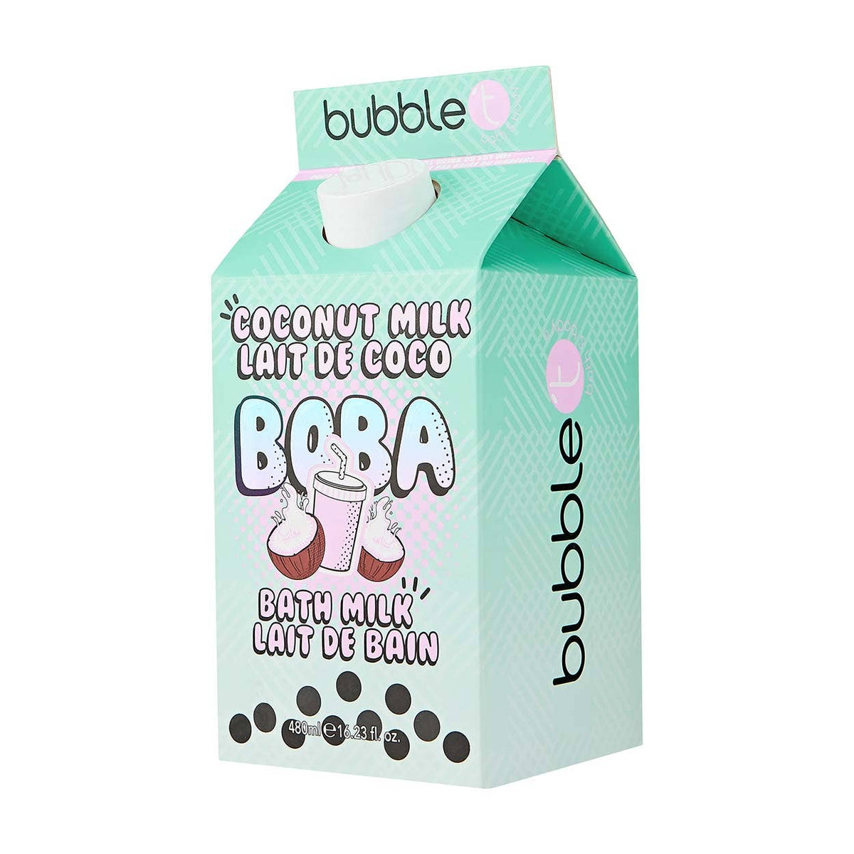 🥥 Bubble T Coconut Milk Boba – Bath Milk (480 ml)