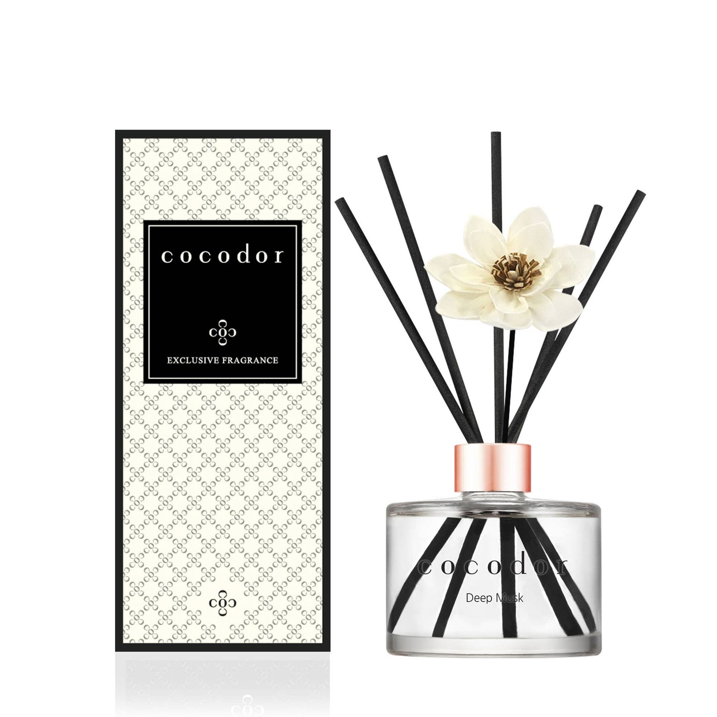 COCODOR White Flower Duftdiffusor – Deep Musk, 200 ml