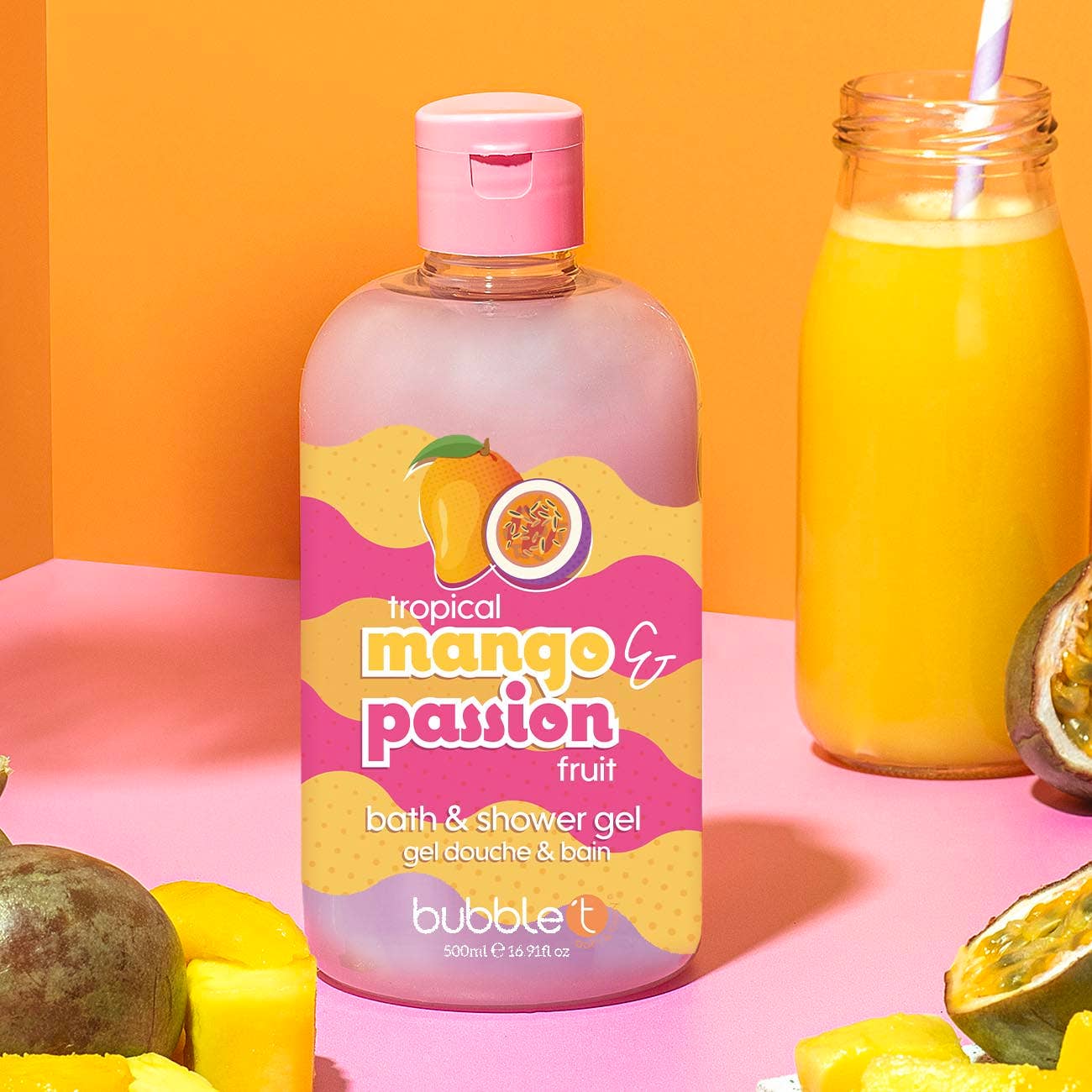 🥭🍈 Bath &amp; Shower Gel „Mango &amp; Passion Fruit“ – 500 ml