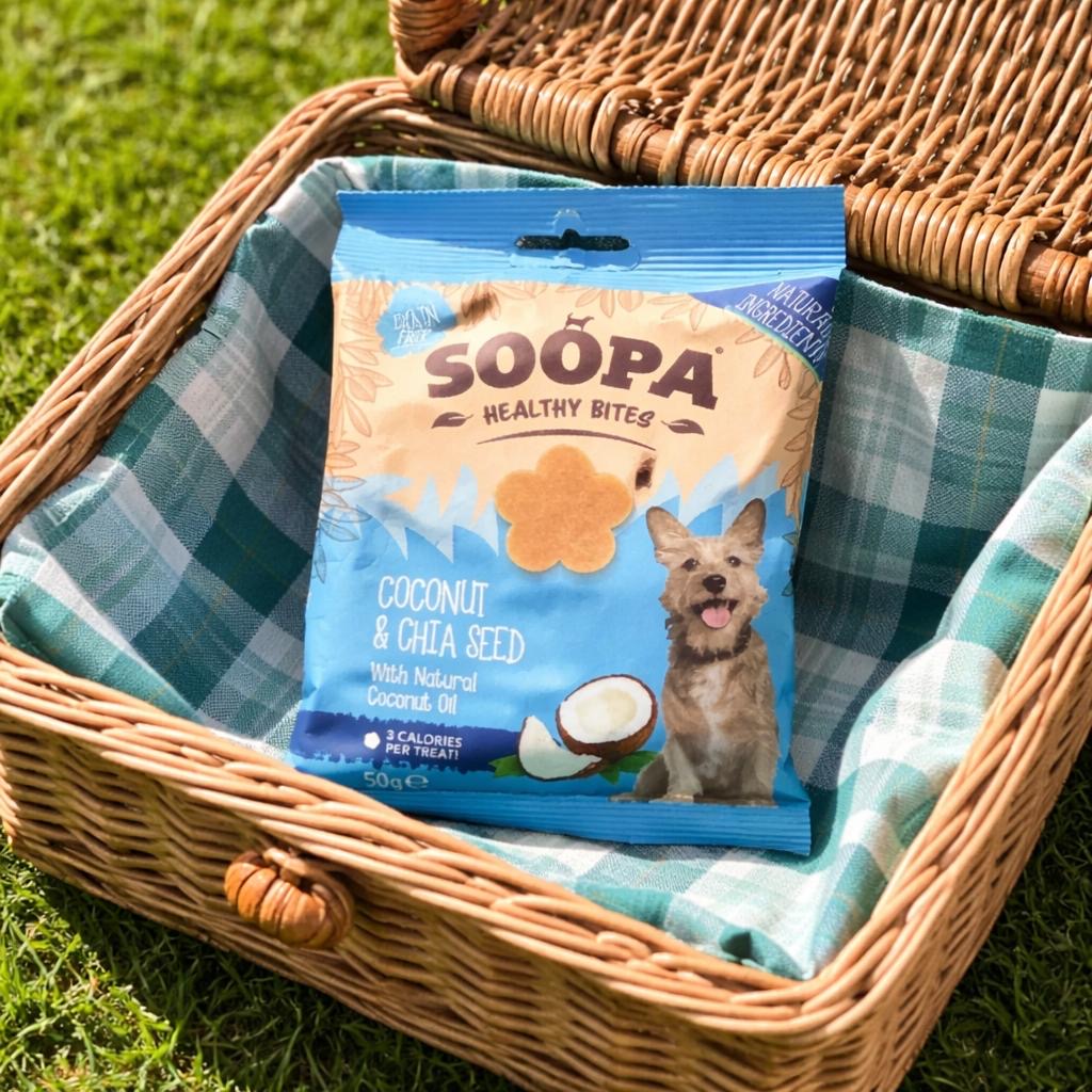 SOOPA Hundeleckerlis 50g – vegane, natürliche Snacks für Hunde (verschiedene Sorten)