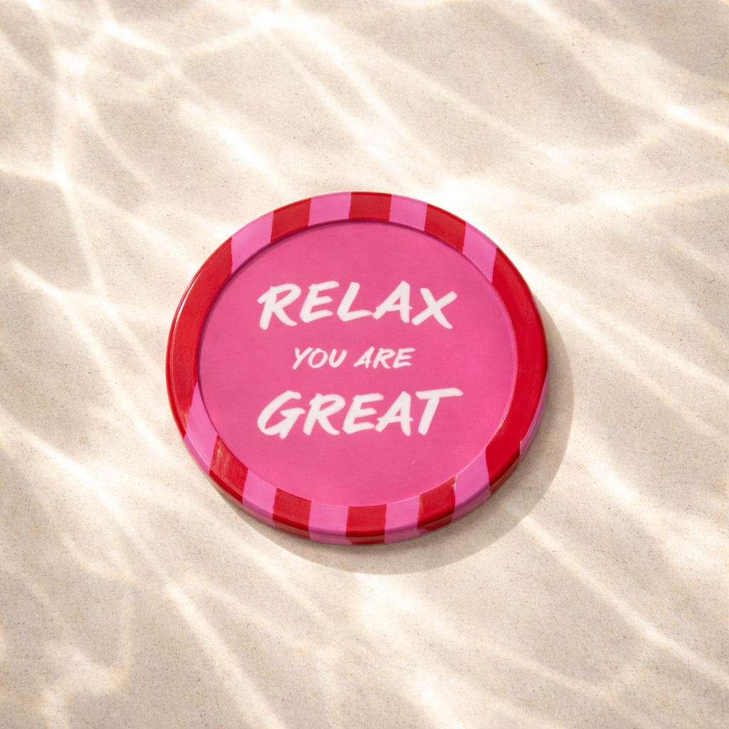 Keramik Magnet mit Spruch – Bunte Design Magnete für Kühlschrank & Büro