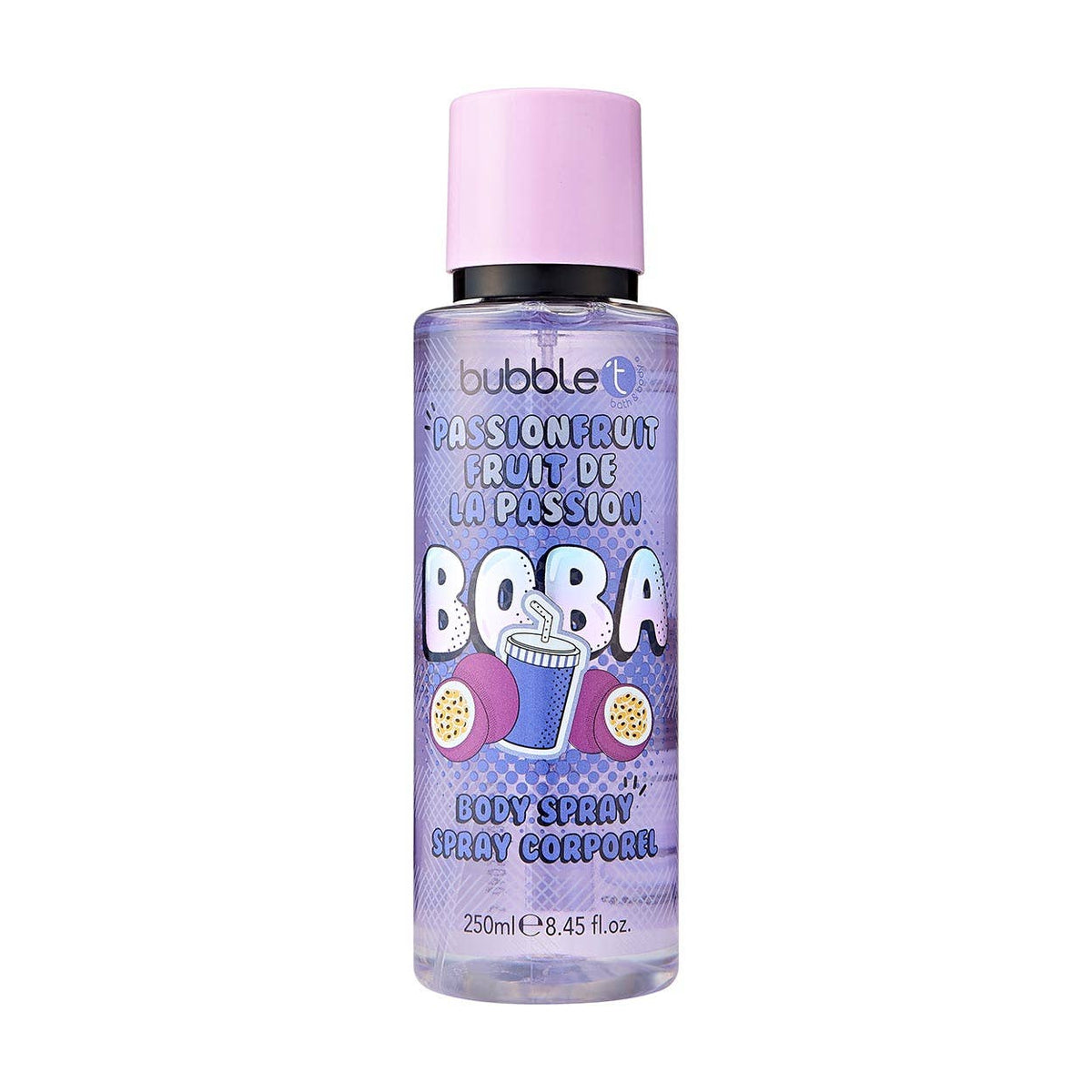 🍇 Bubble T Passionfruit Boba – Body Spray (250 ml)