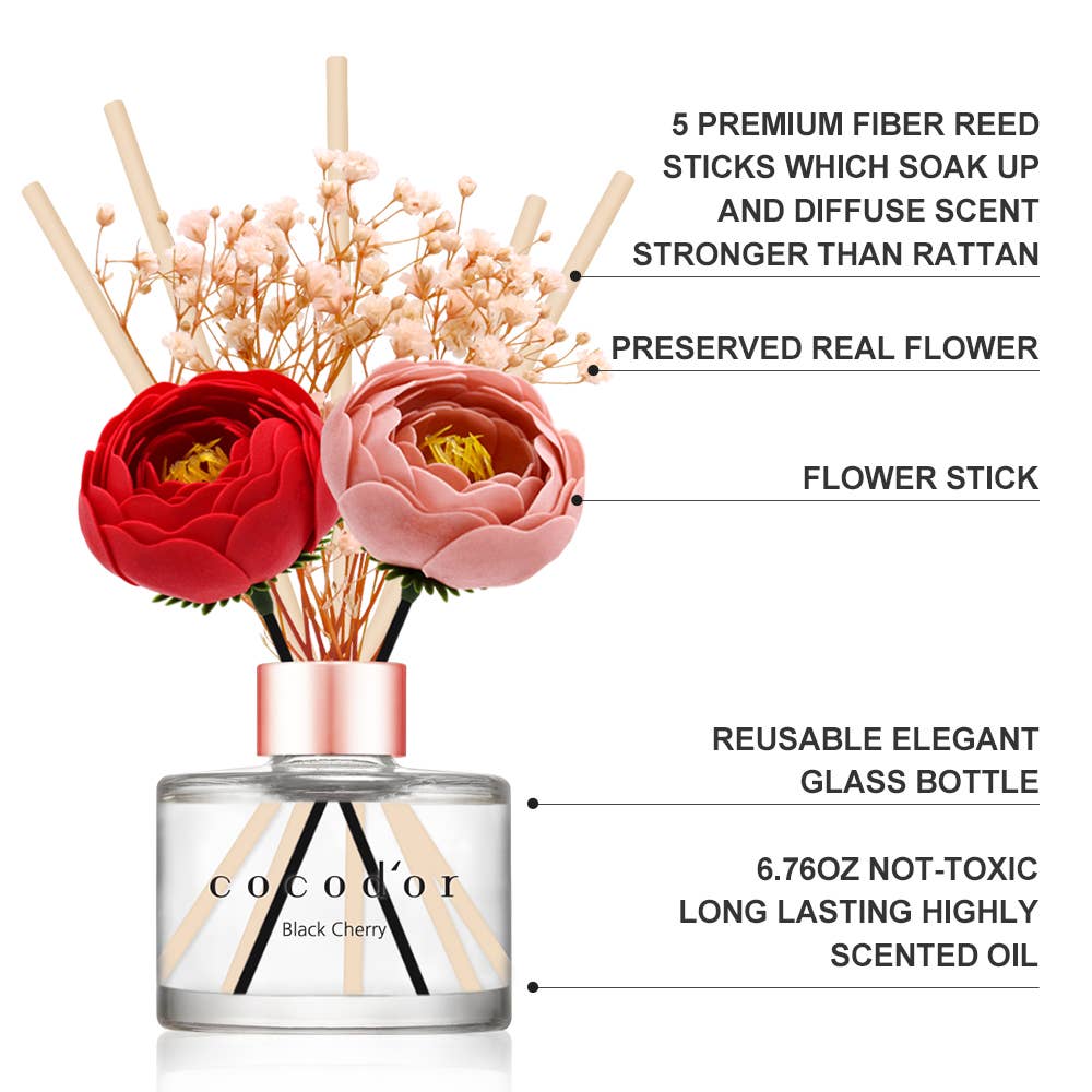 Cocodor Camellia Flower Duftdiffusor – Black Cherry – 200 ml
