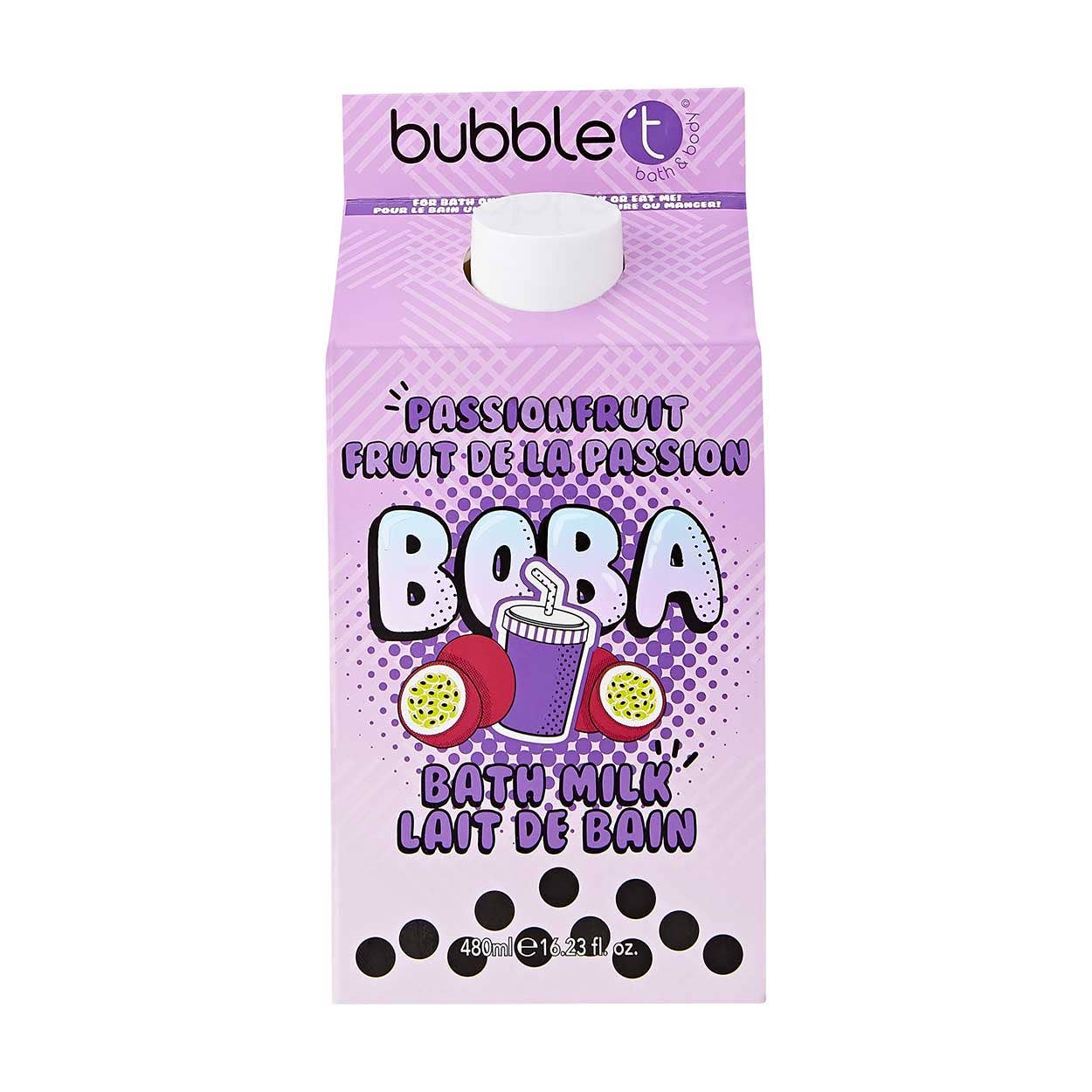 🟣🧋 Bath Milk „Passionfruit Boba“ – 480 ml