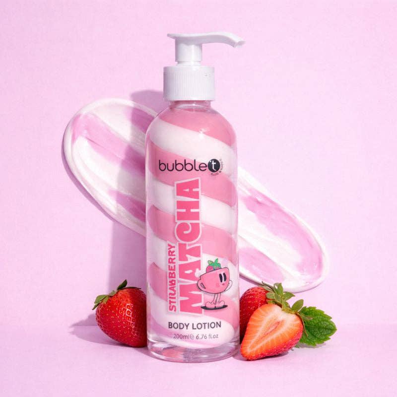 Erdbeer-Matcha-Körperlotion (200ml)