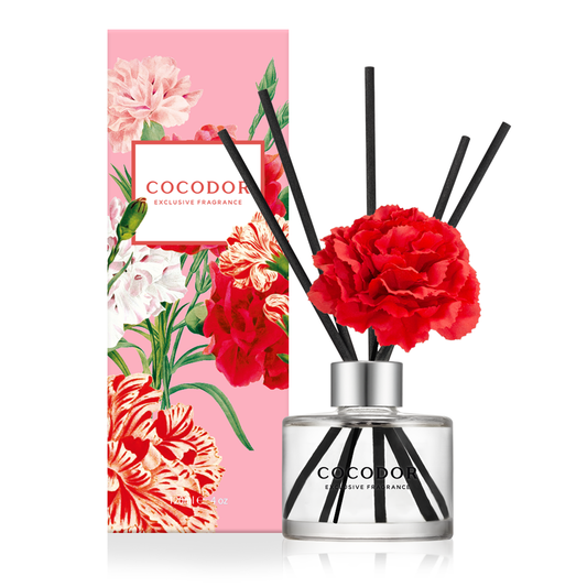 Cocodor Carnation Diffuser – White Musk – Raumduft mit Duftstäbchen – 120 ml