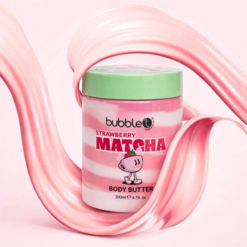 Erdbeer-Matcha-Körperbutter (200ml)