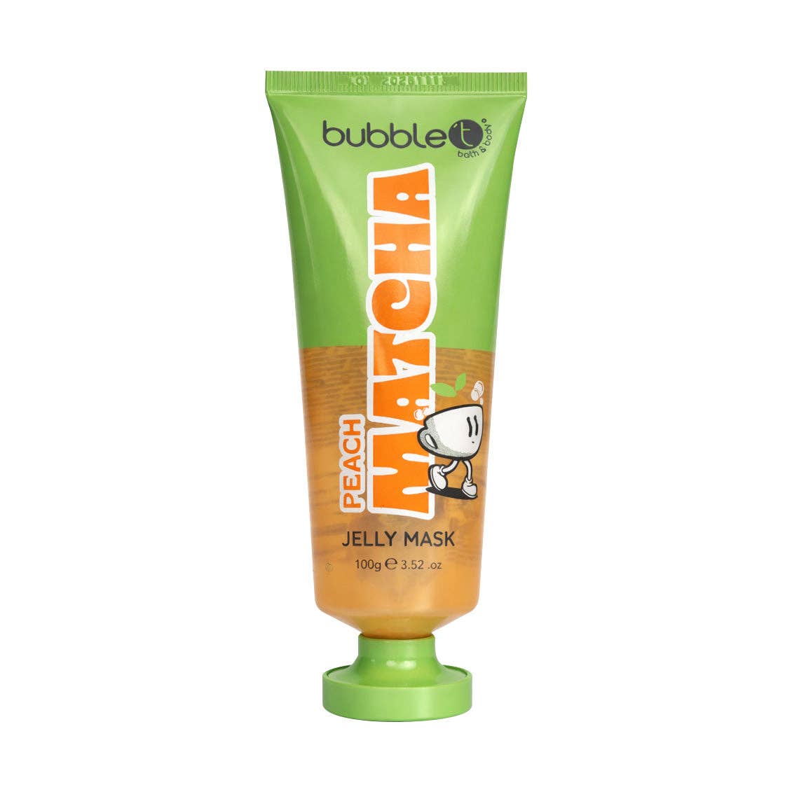 🍑 Bubble T Peach &amp; Matcha – Jelly Mask (100 g)